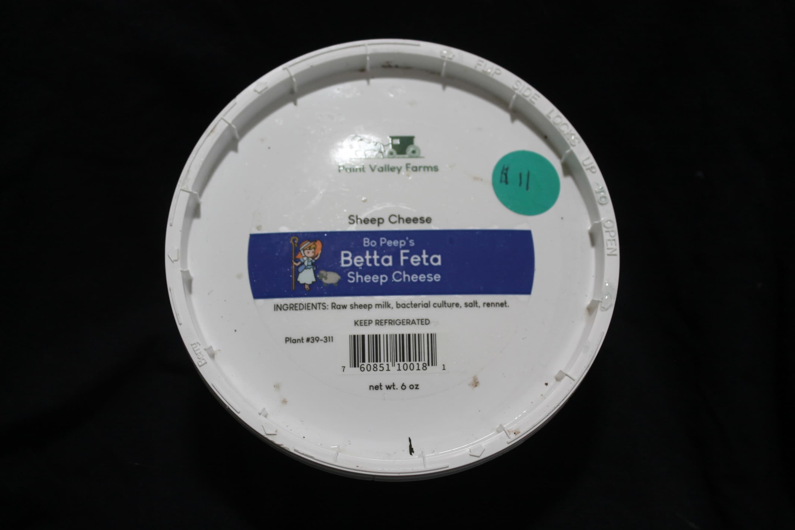 Betta Feta Sheep Cheese 6 oz.