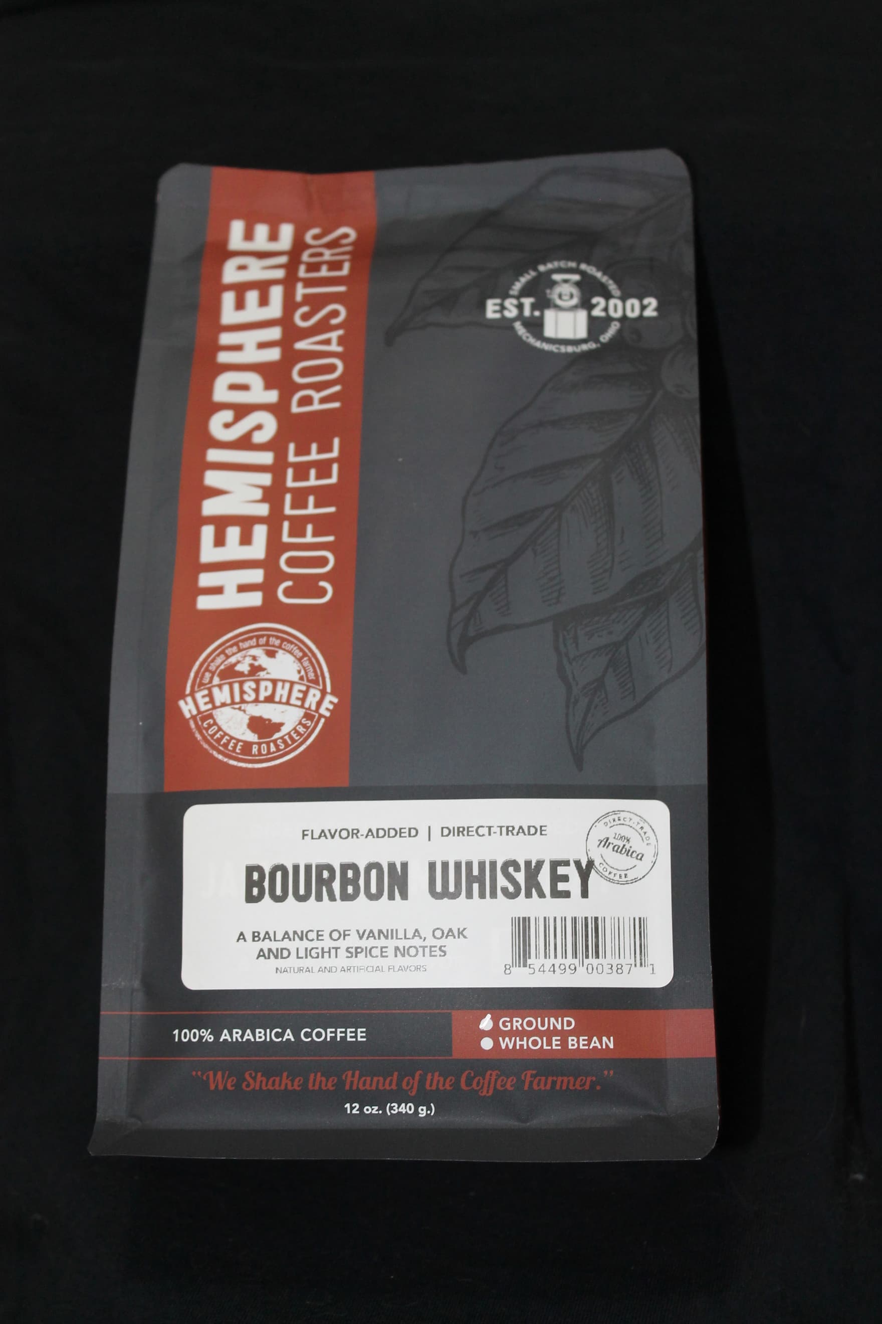 Bourbon Whiskey 12 oz. ground