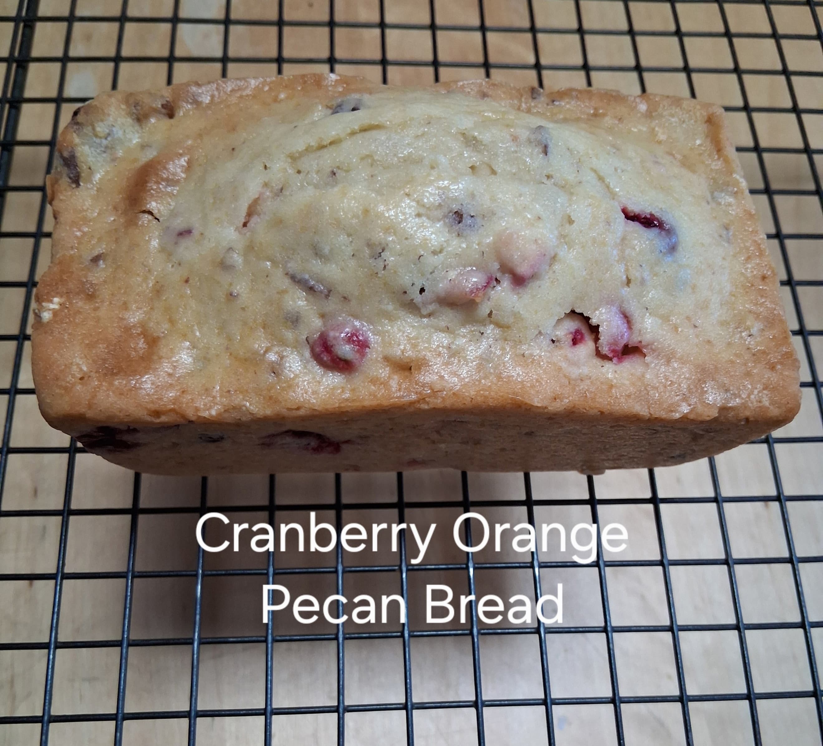 Cranberry Orange Pecan Bread - Mini