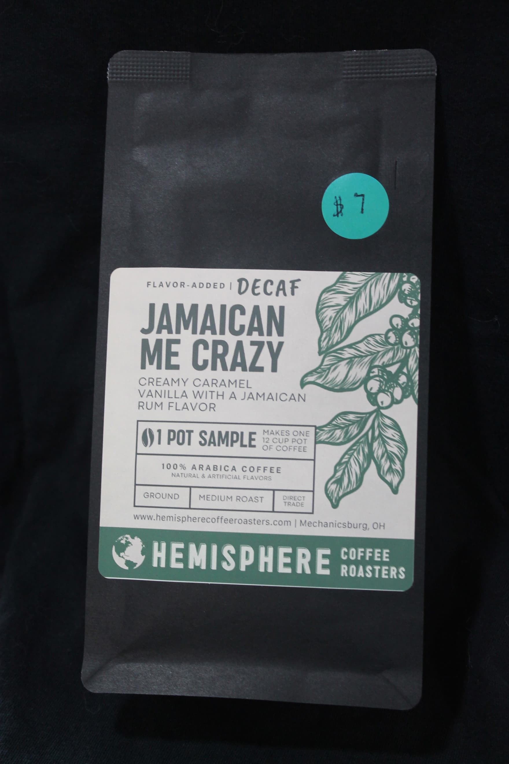 Decaf Jamaican Me Crazy 3 oz. sample